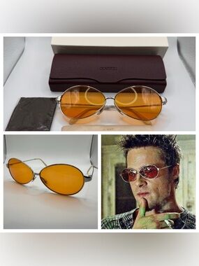 Original 1998 Oliver Peoples 523 Sunset Fight Club Tyler Durden  Brad Pitt